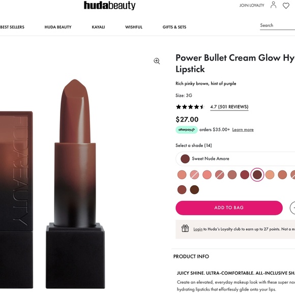 Huda Beauty "Amore" lipstick - Picture 6 of 6